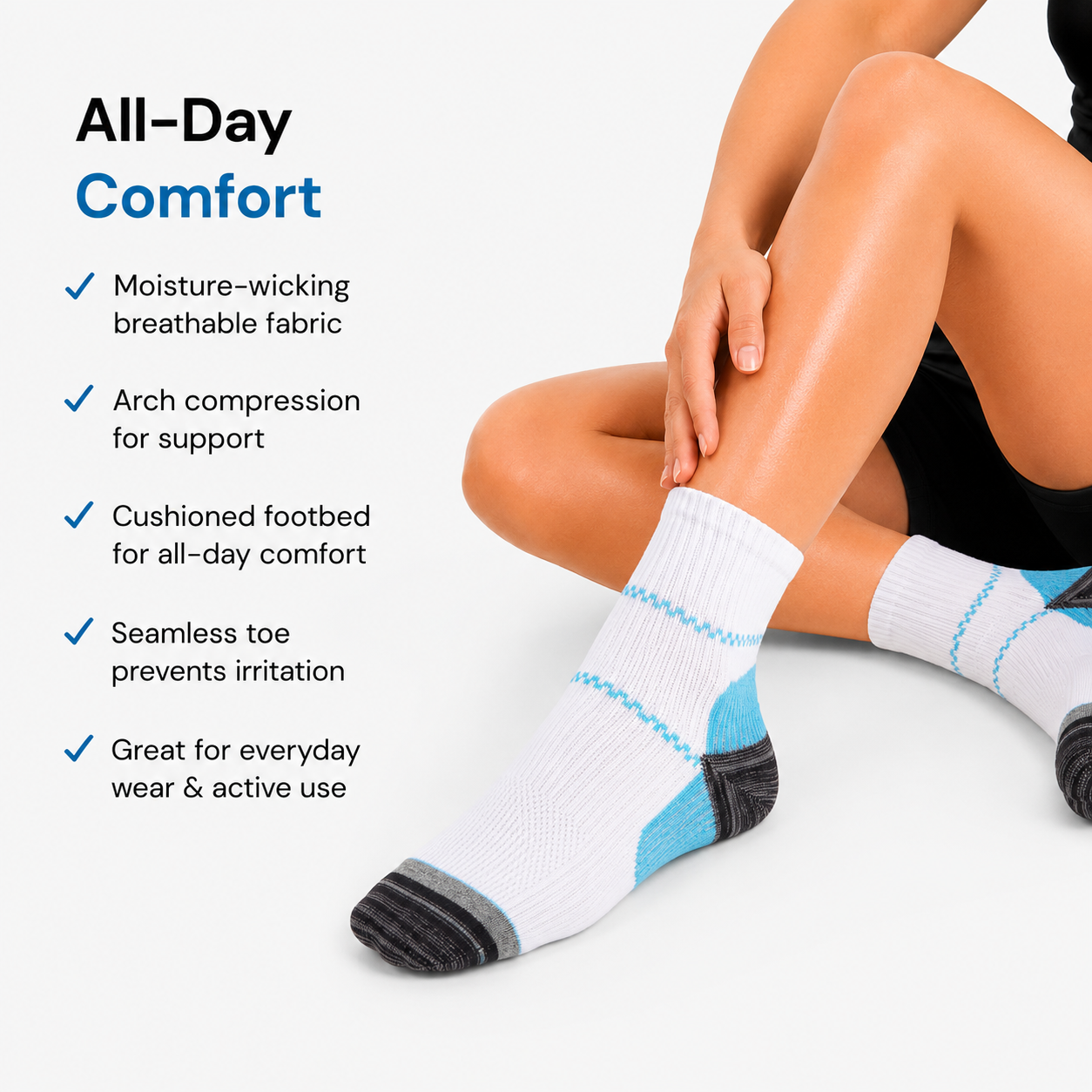 Archly All-Day Comfort Socks | 3 Pairs
